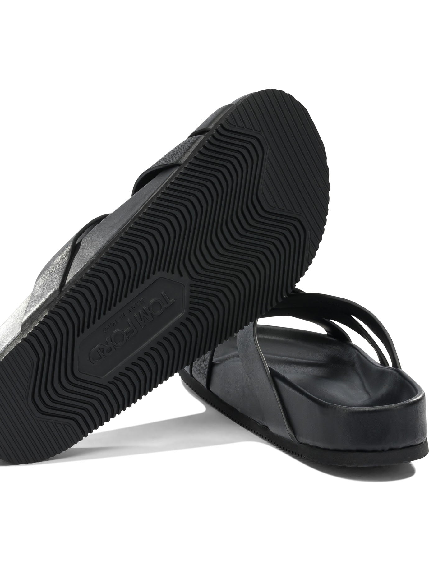 Tom Ford Braided Leather Slides