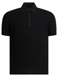 Tom Ford Silk And Cotton Pique Polo Shirt