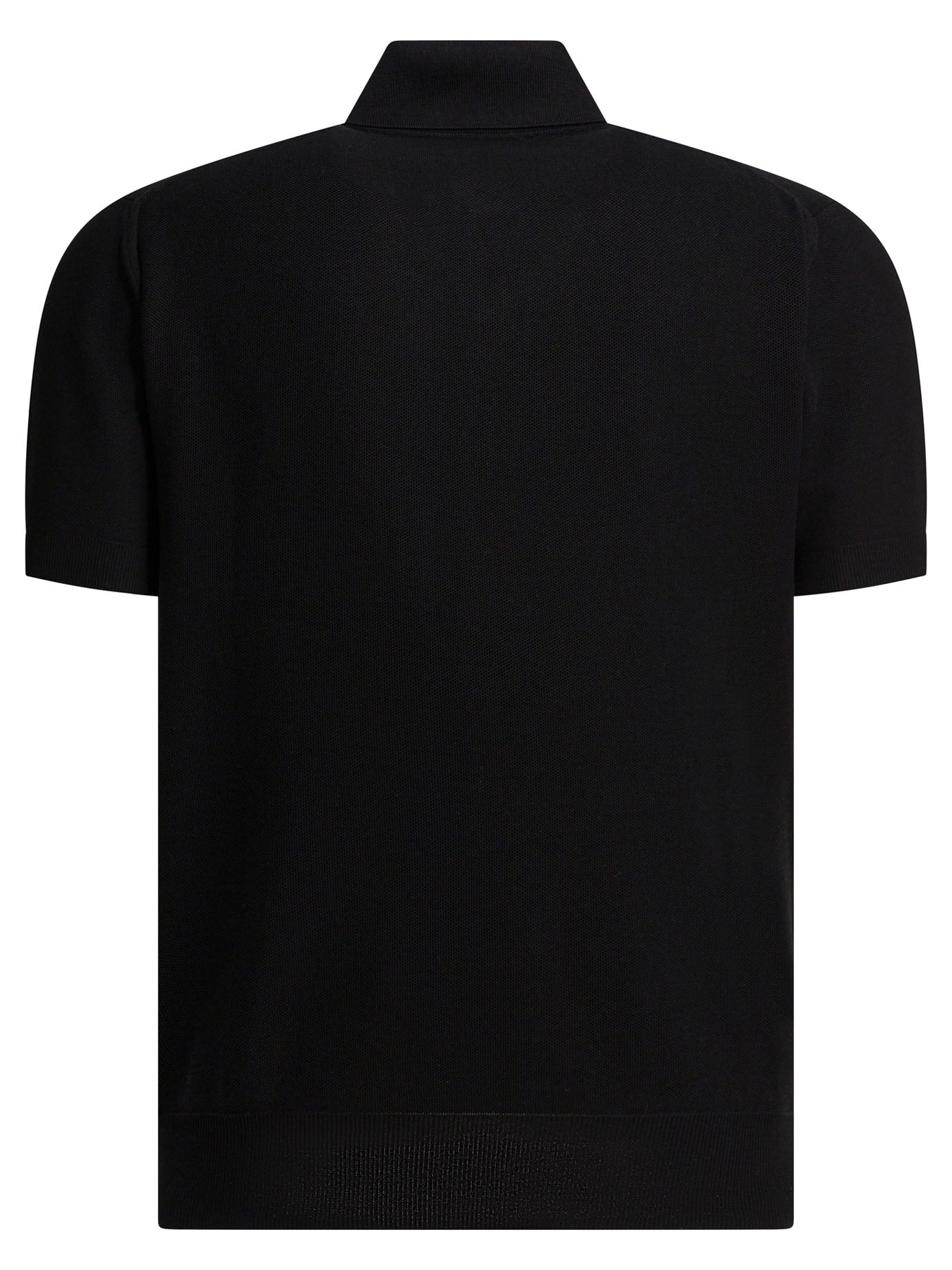 Tom Ford Silk And Cotton Pique Polo Shirt