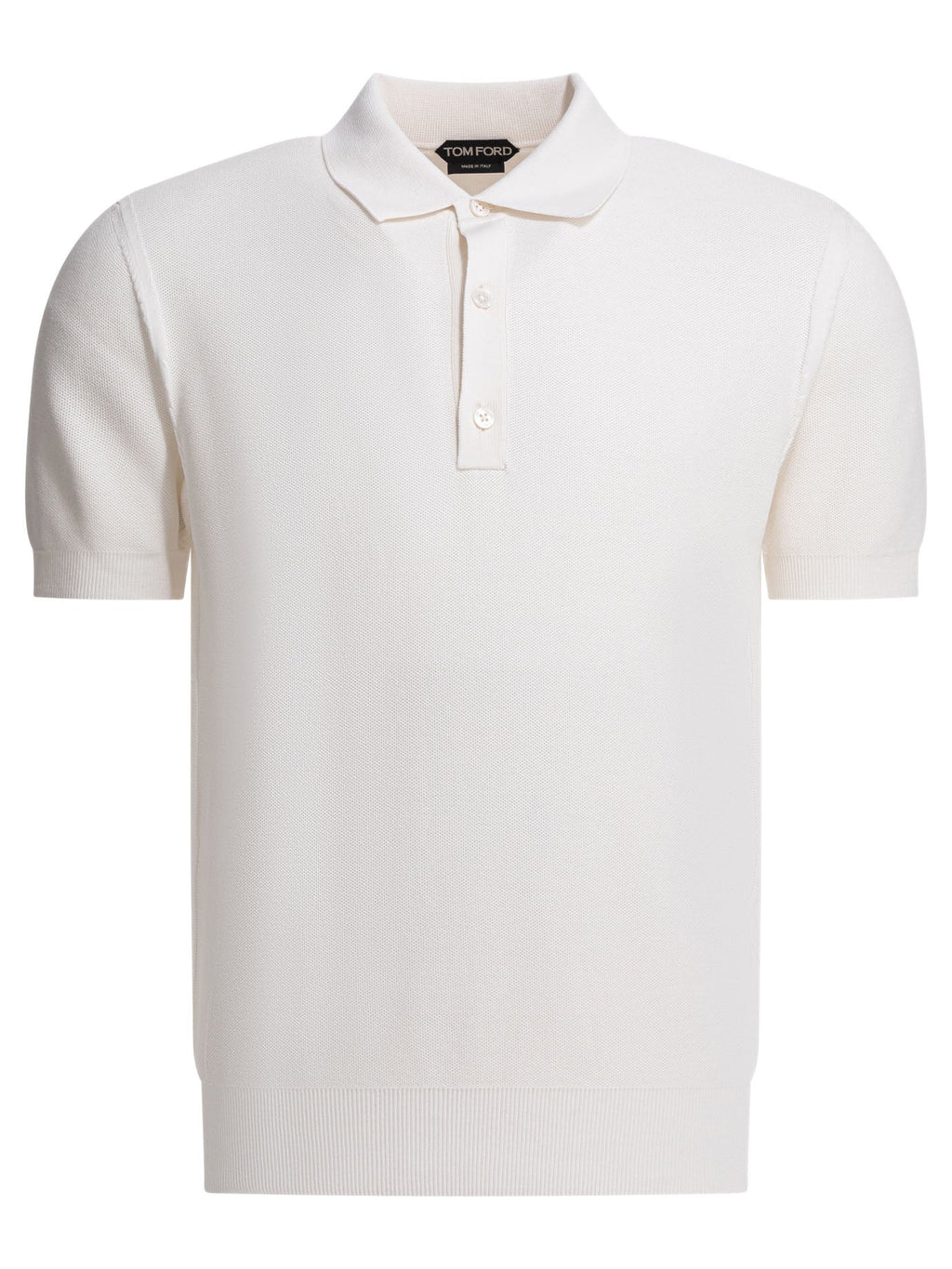 Tom Ford Silk And Cotton Pique Polo Shirt