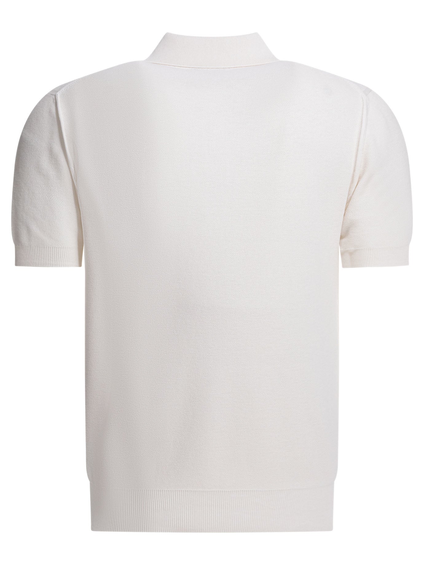 Tom Ford Silk And Cotton Pique Polo Shirt