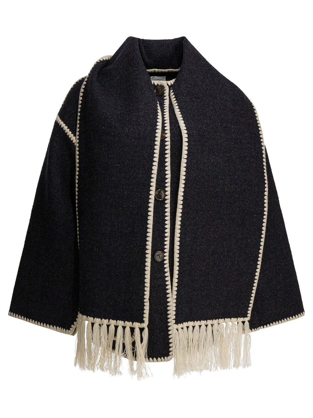 Toteme Coat With Attached Scarf