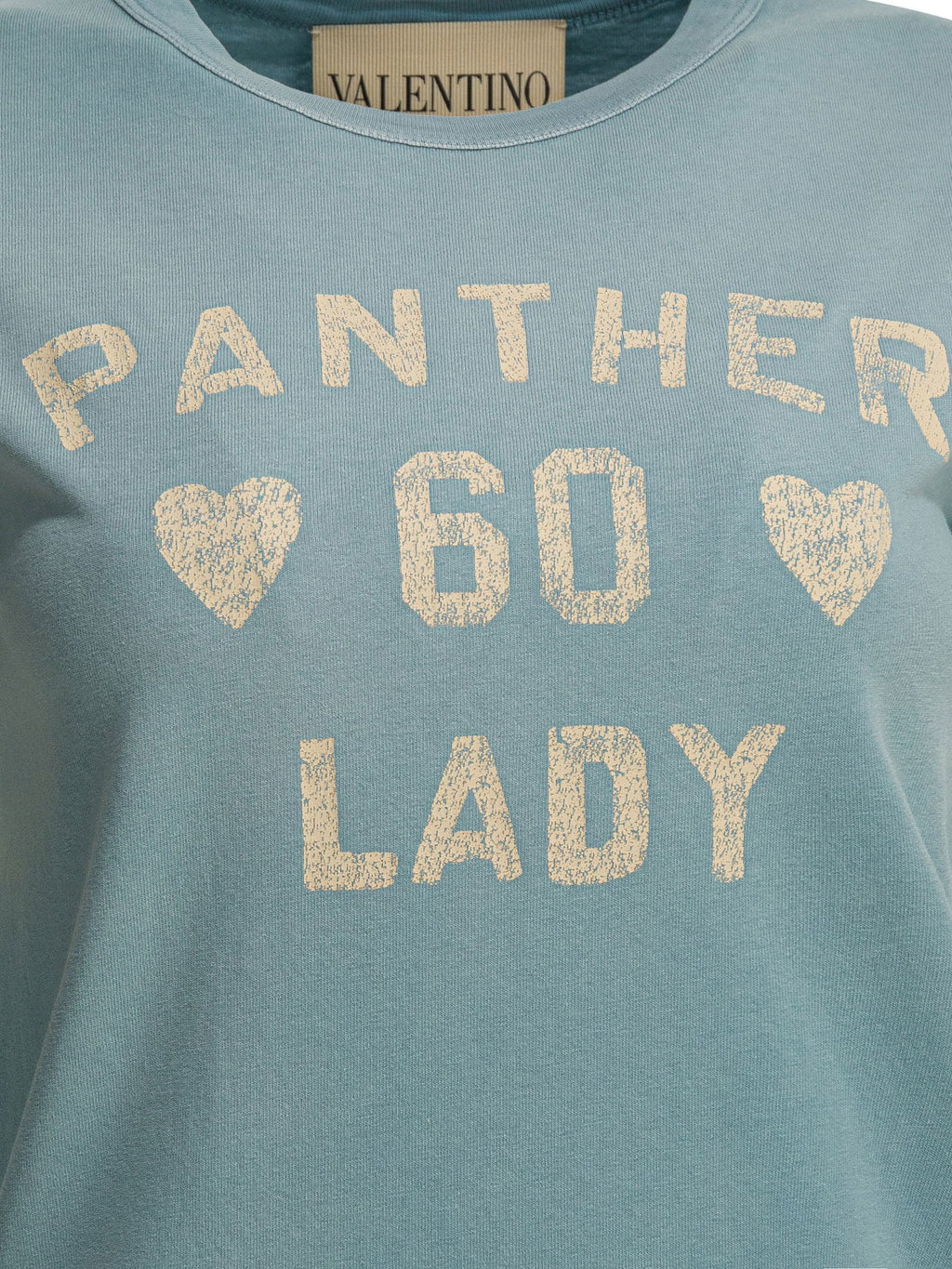Valentino "panther Lady" Crewneck T-shirt