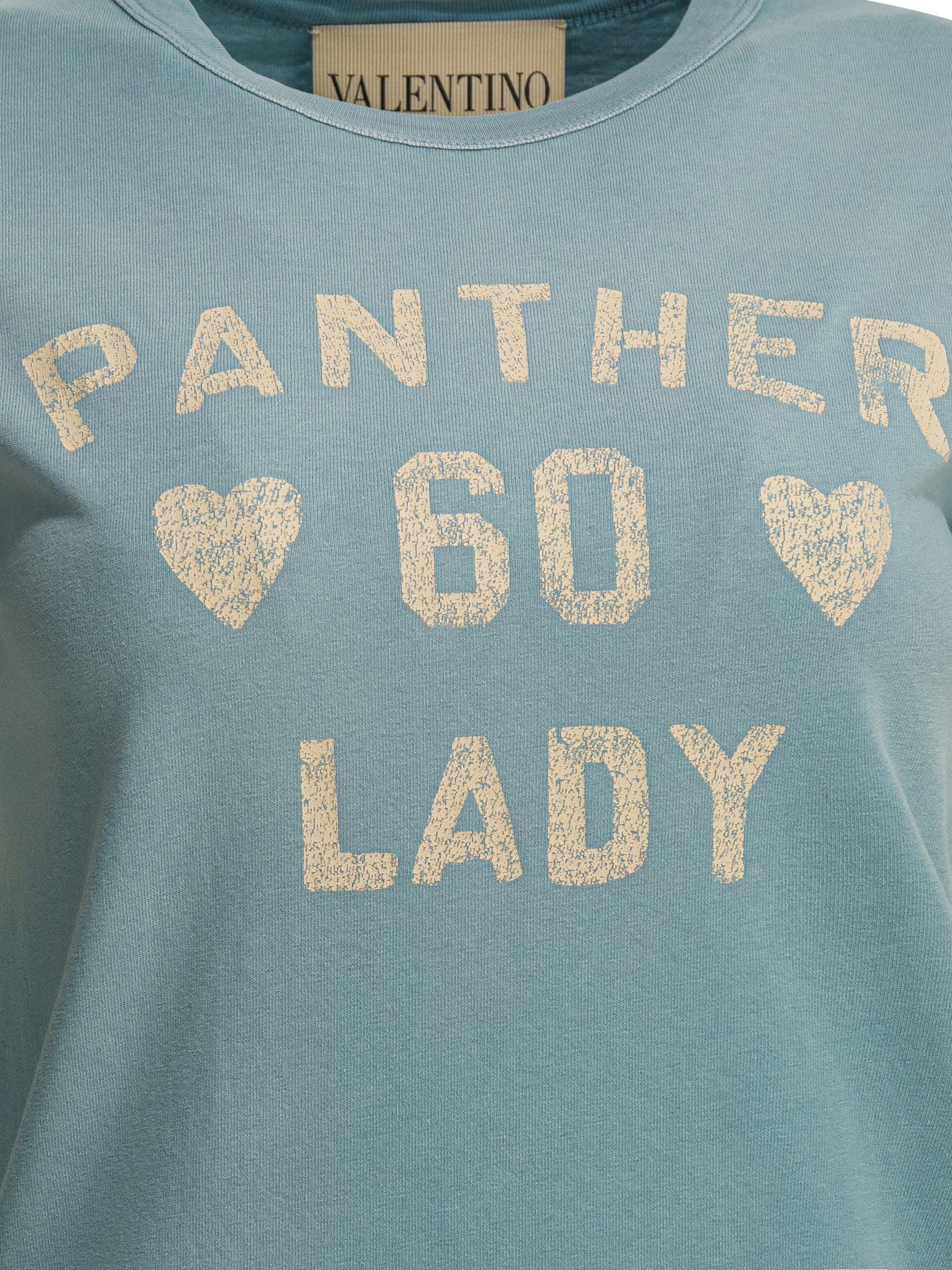 Valentino "panther Lady" Crewneck T-shirt