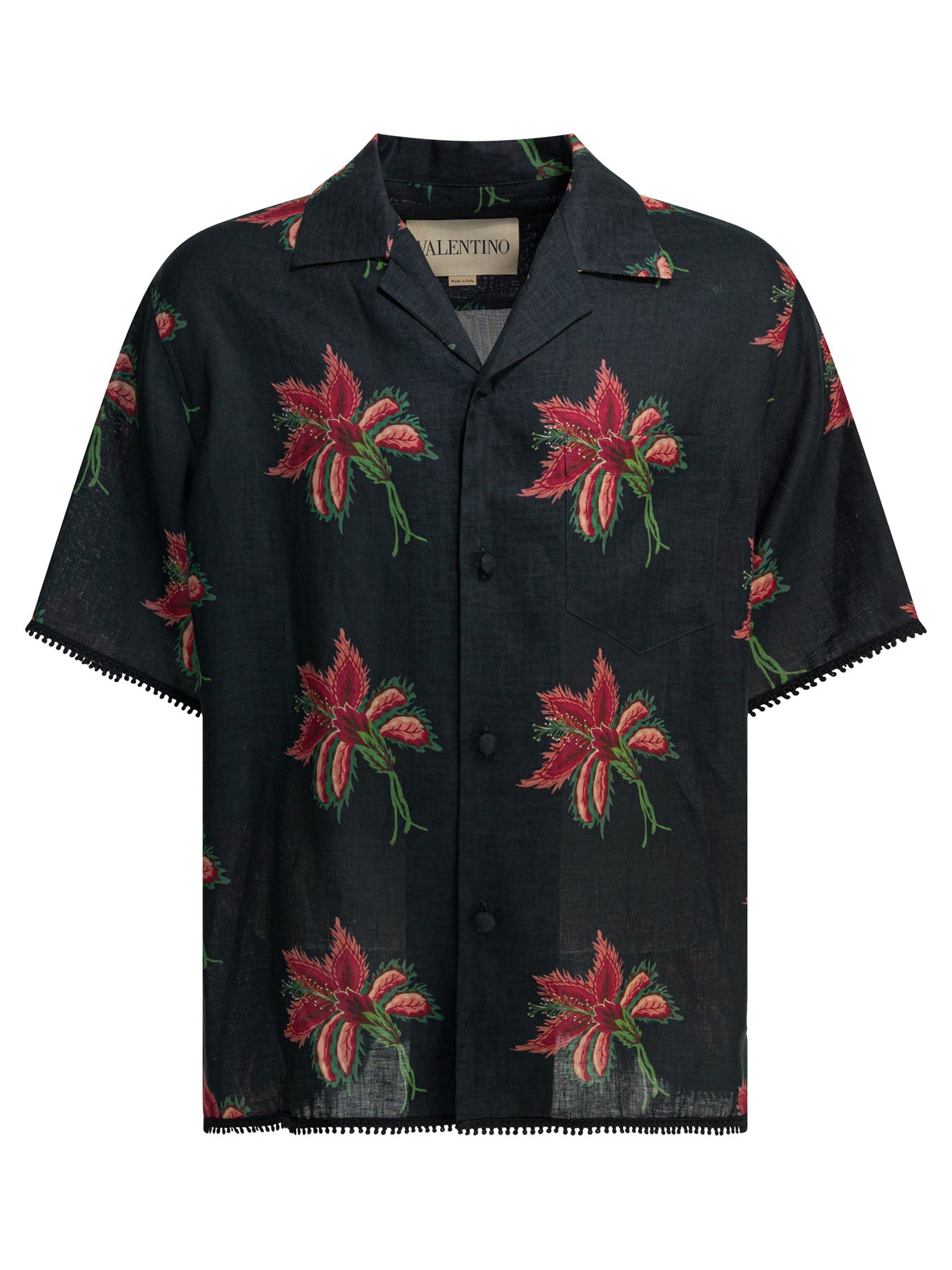 Valentino "papier Floral" Casual Shirt