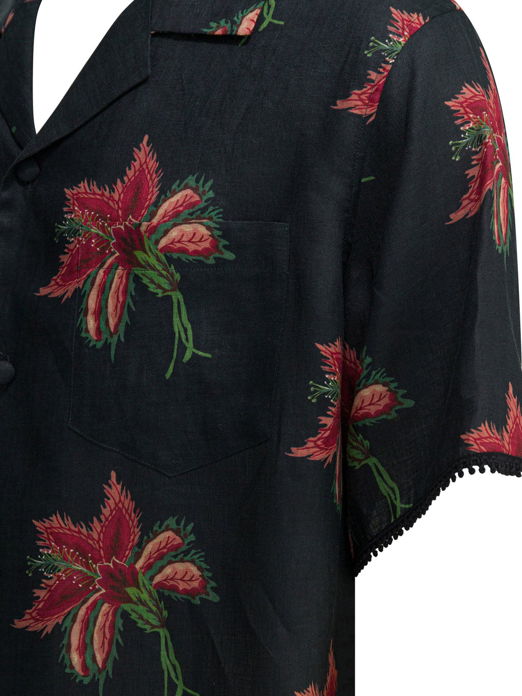 Valentino "papier Floral" Casual Shirt