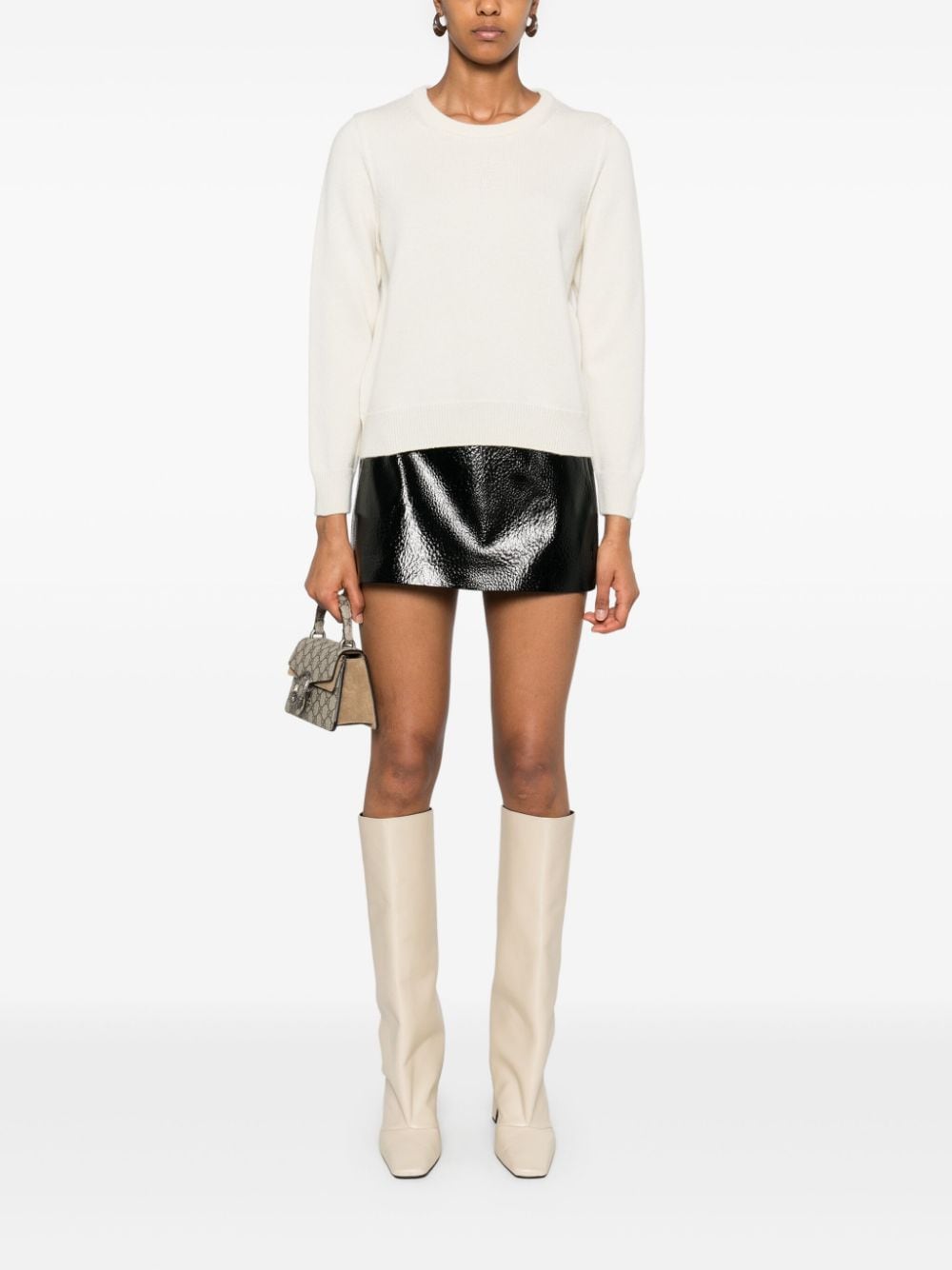 Celine Crew Neck Sweater In Cashmere
