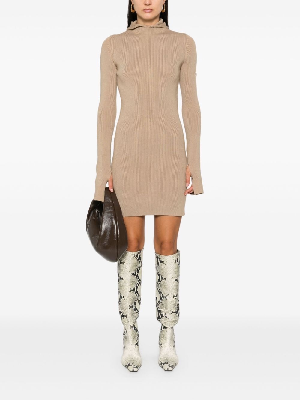 Fendi Short Fitted Dress With Hood