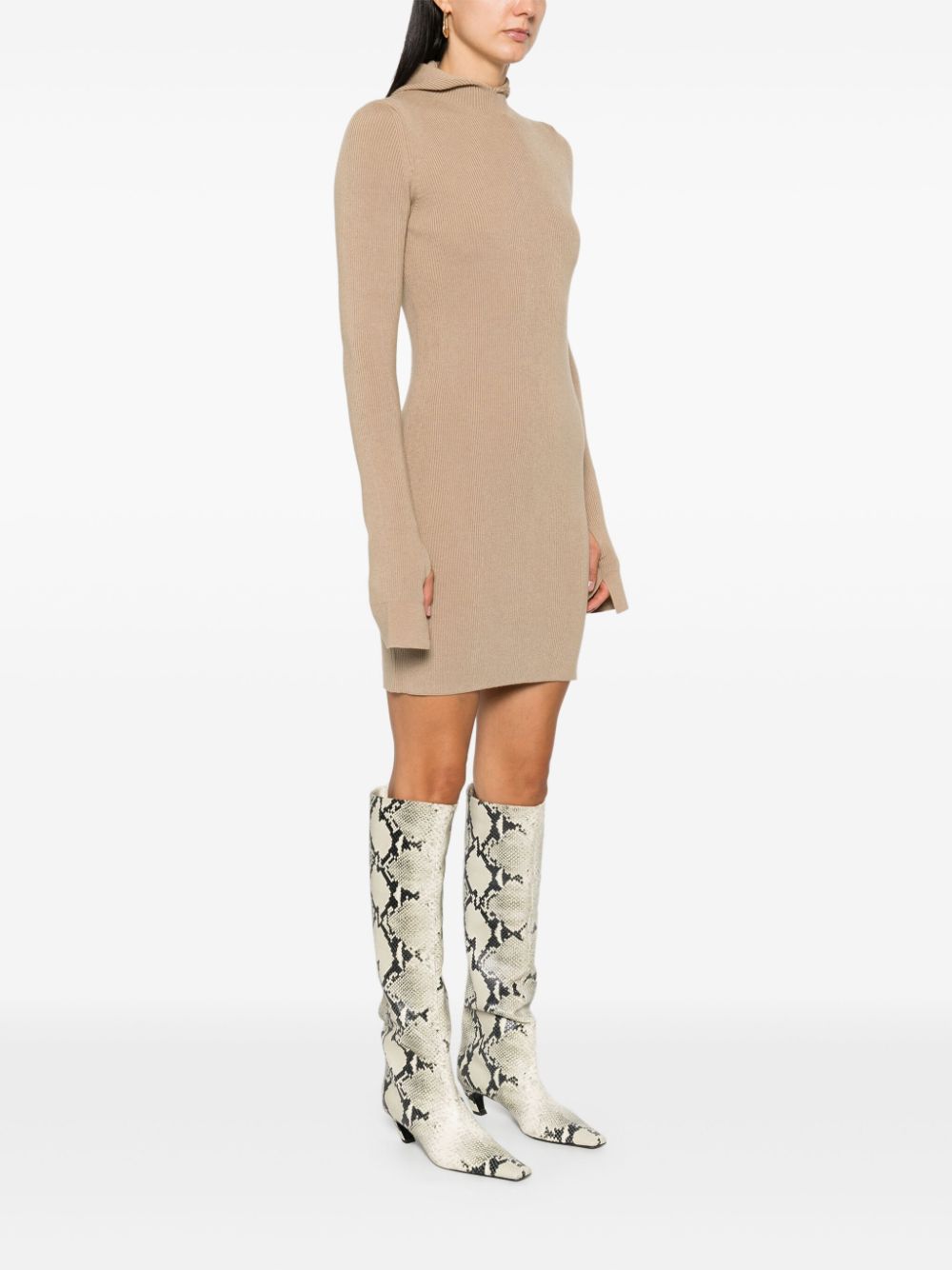 Fendi Short Fitted Dress With Hood