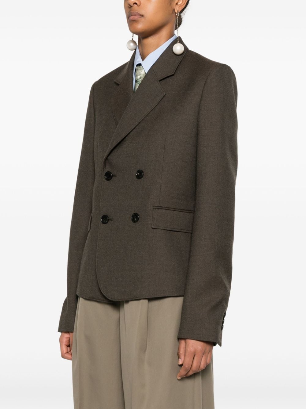 Loewe Double-breasted Wool Jacket