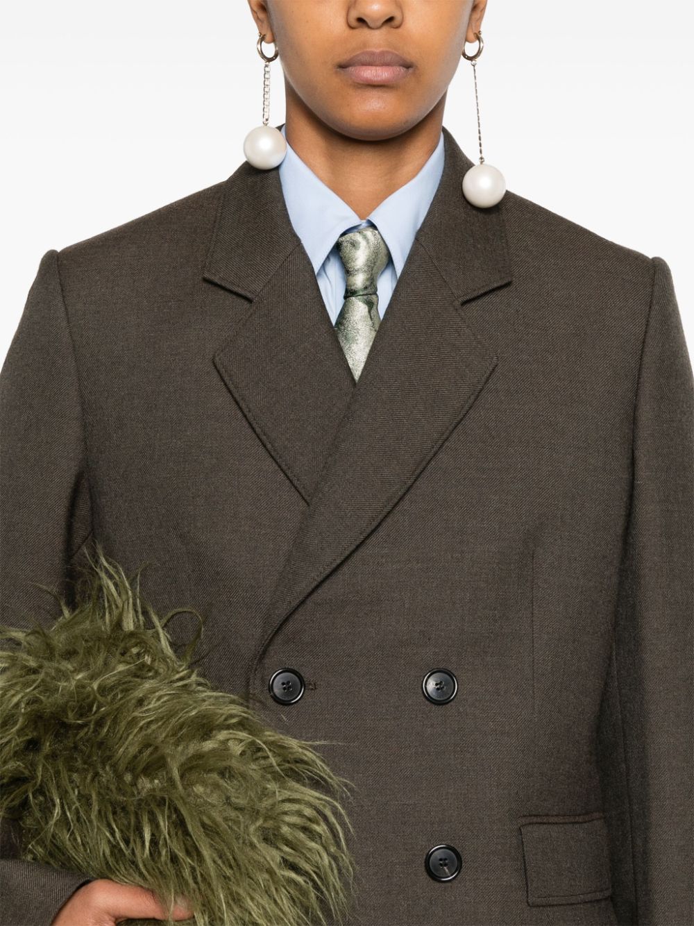 Loewe Double-breasted Wool Jacket