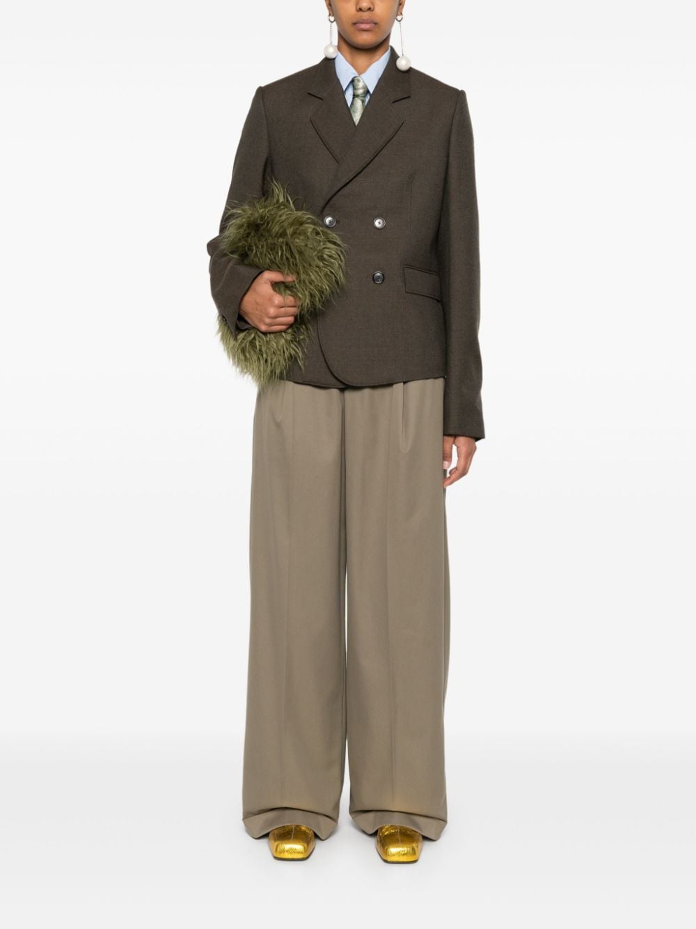 Loewe Double-breasted Wool Jacket