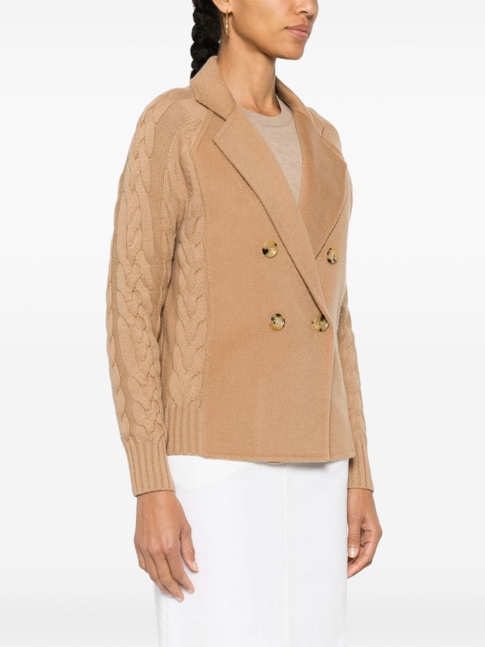 Max Mara "micio" Cardigan With Inserts