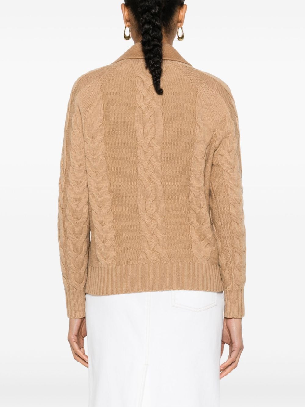 Max Mara "micio" Cardigan With Inserts