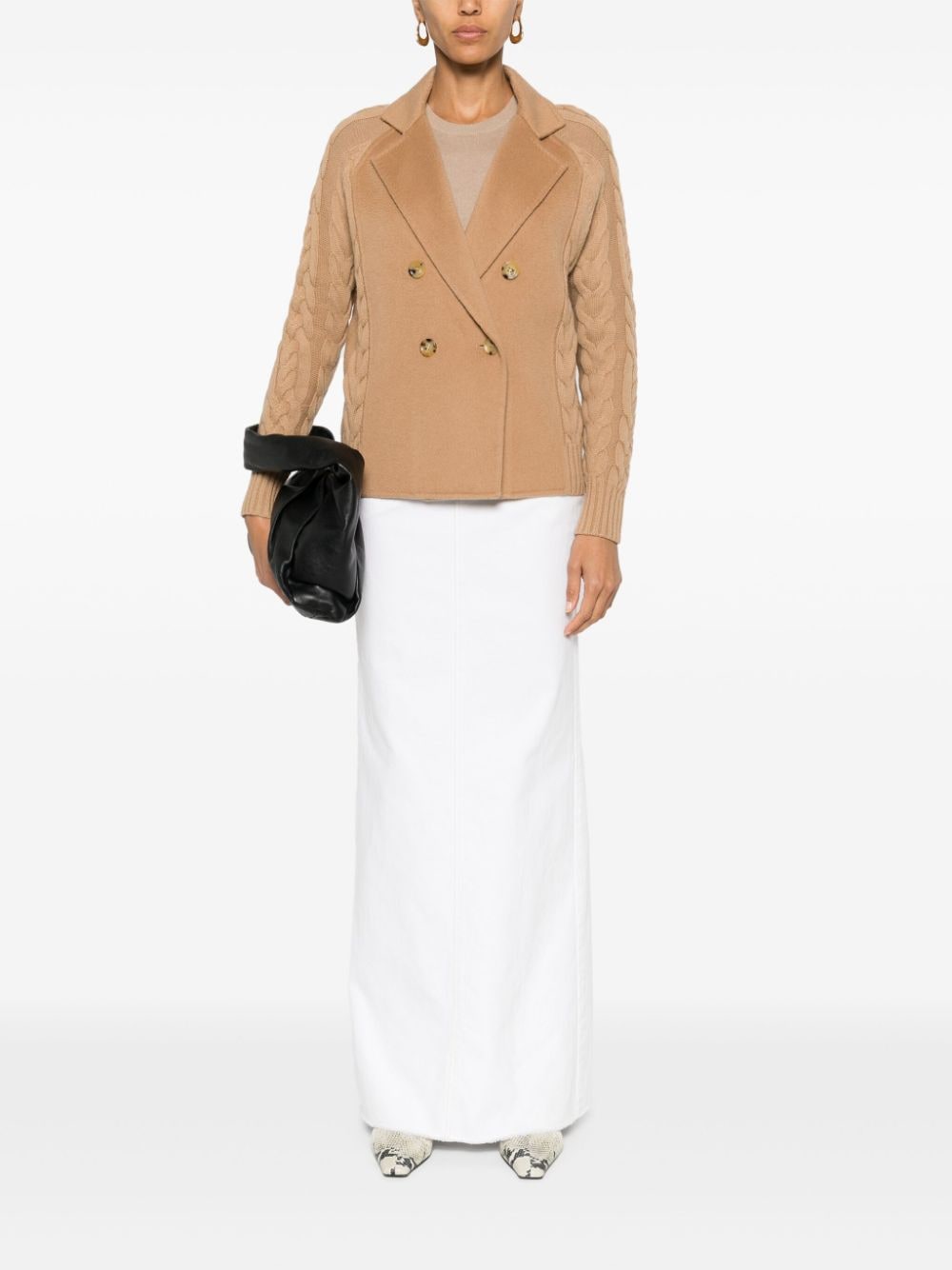 Max Mara "micio" Cardigan With Inserts