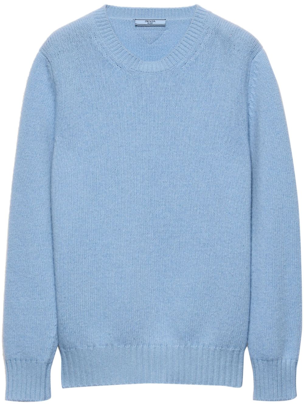 Prada Crewneck Sweater In Cashmere And Wool