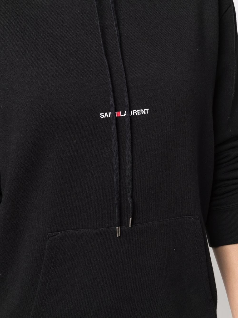 Saint Laurent Hoodie With Logo Print