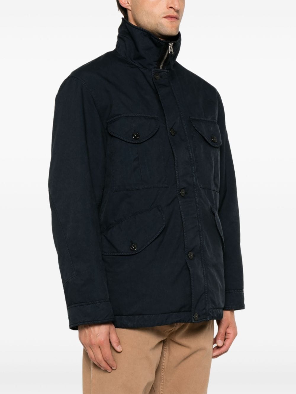 Stone Island Field Jacket With Anti-drop