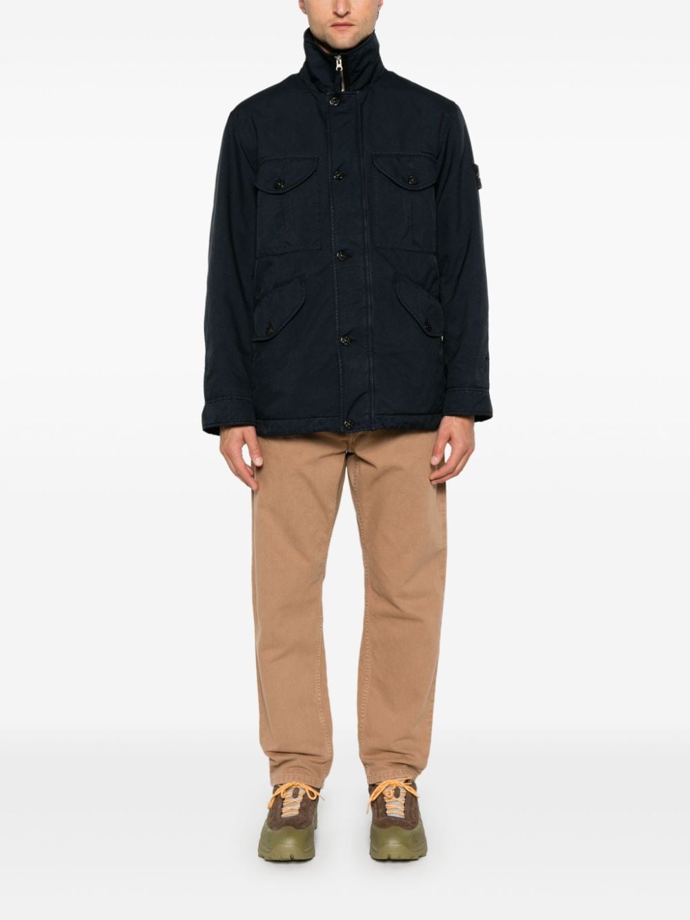 Stone Island Field Jacket With Anti-drop