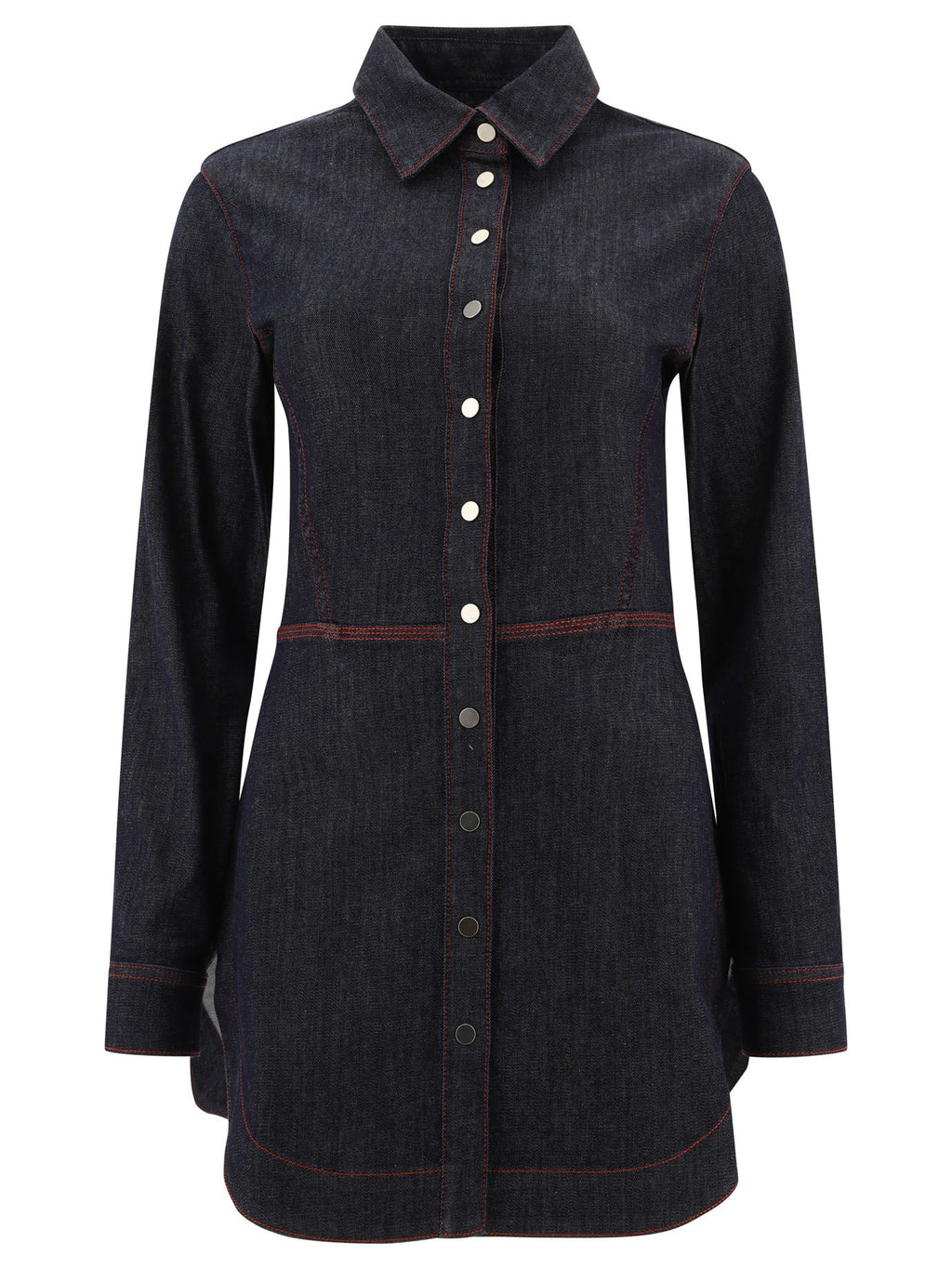 AlaÃ¯a Denim Shirt Dress
