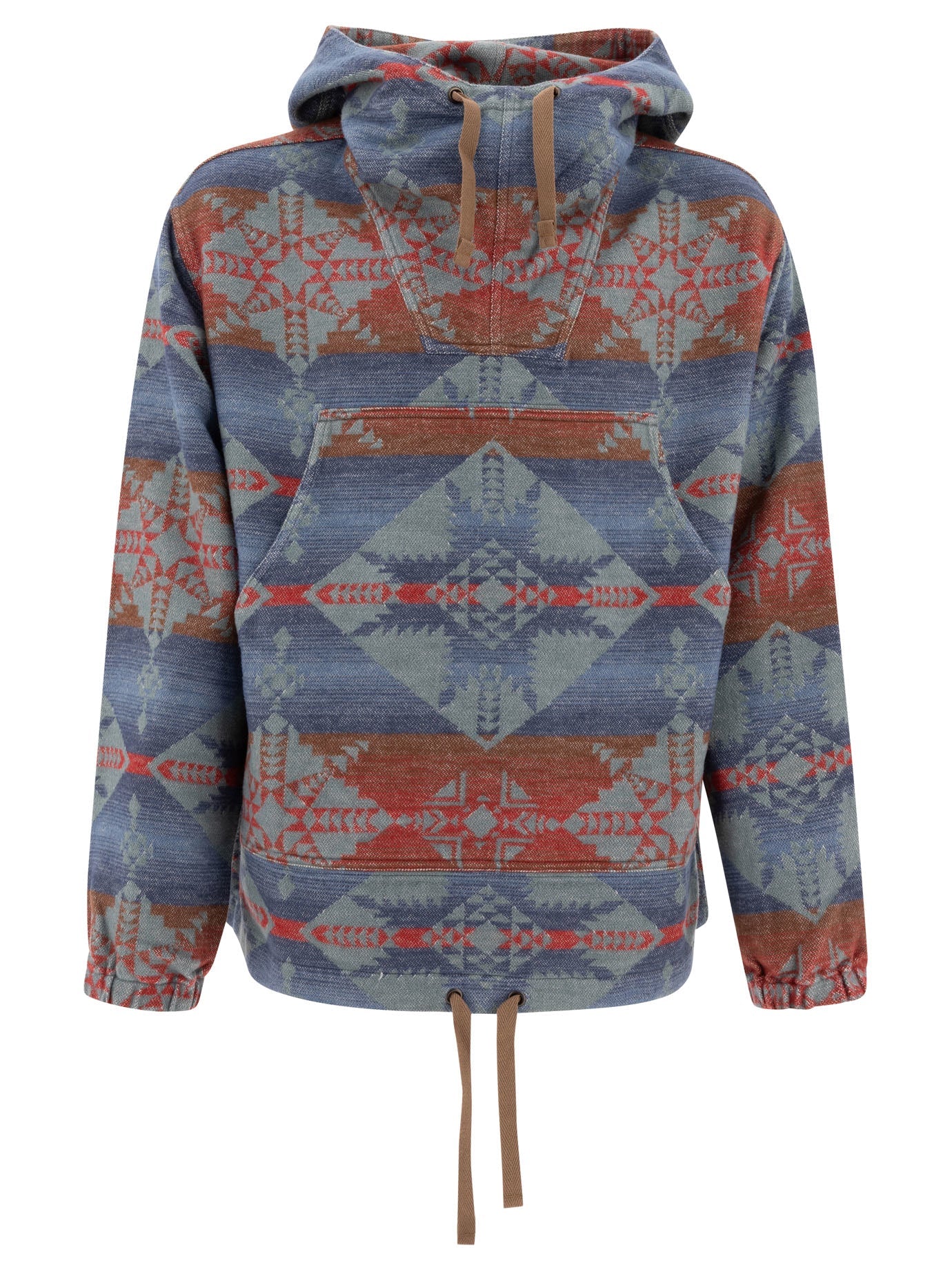 Beams Plus "mil Smock Jacquard Shaggy" Hoodie