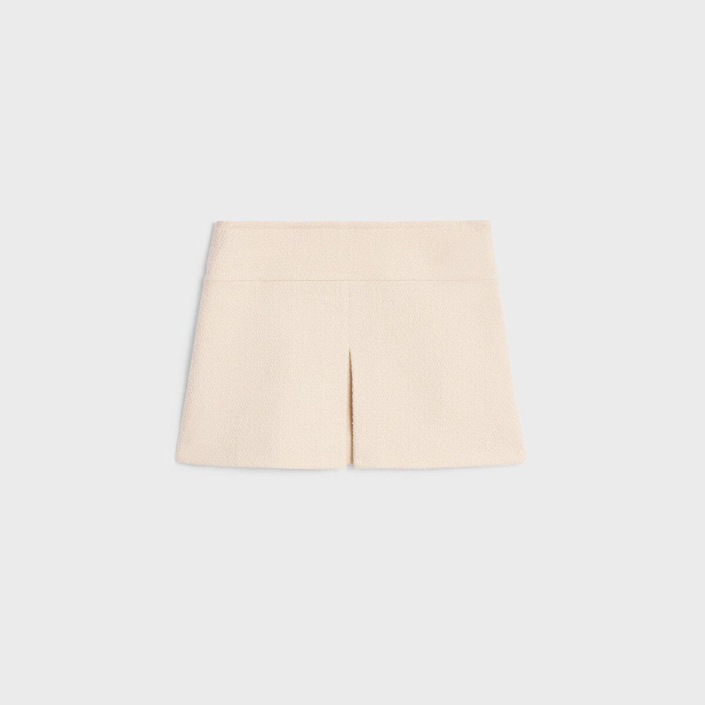 Celine Cashmere Tweed Skirt