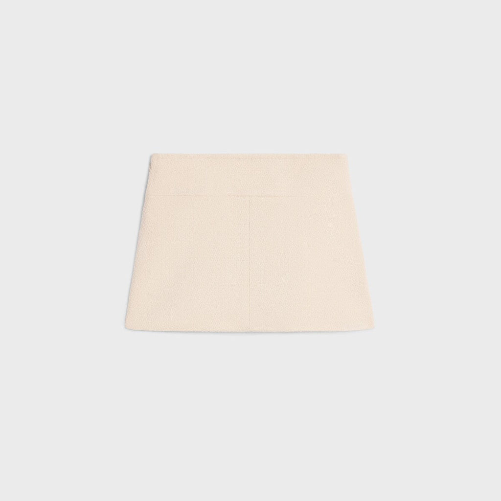 Celine Cashmere Tweed Skirt