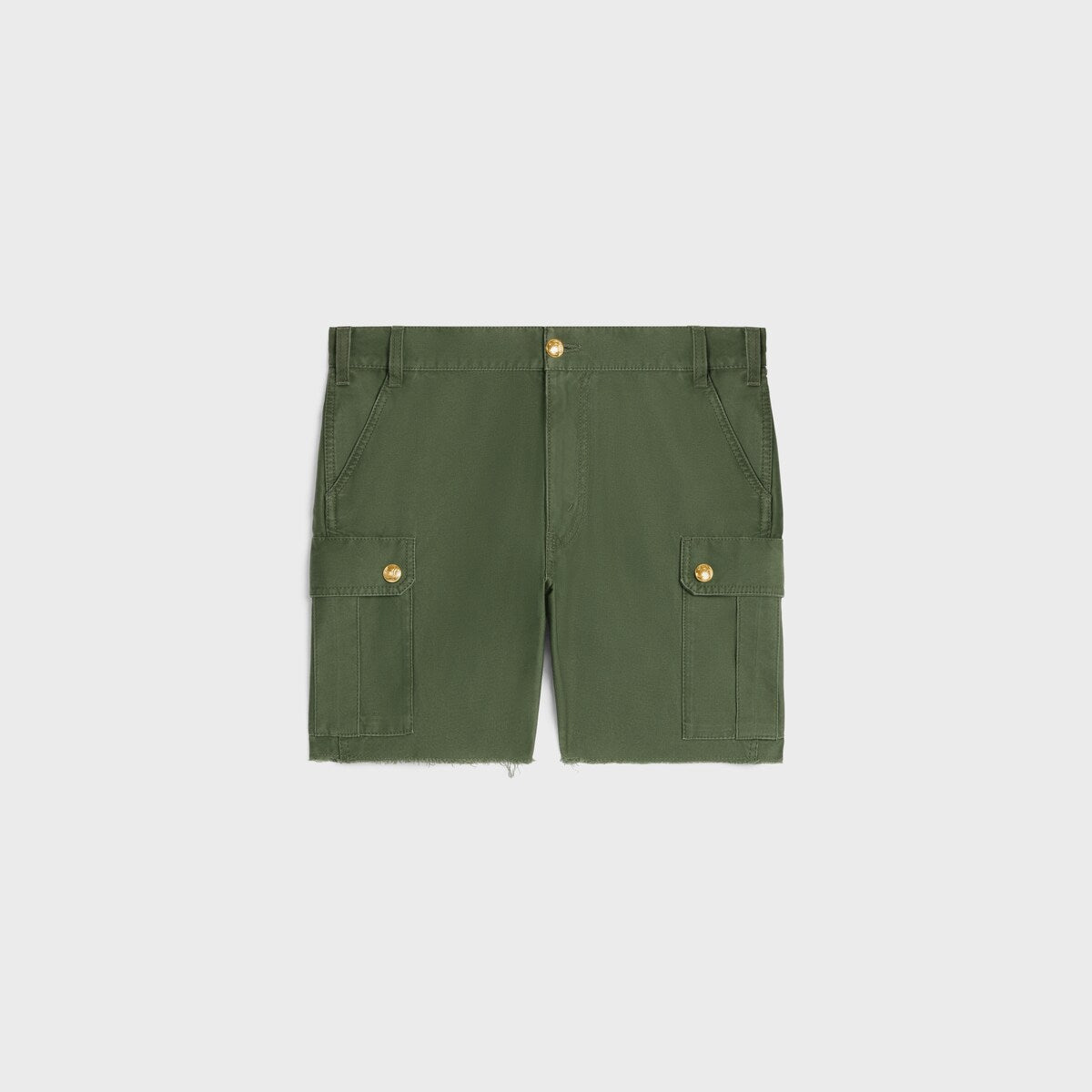 Celine Cotton Cargo Shorts