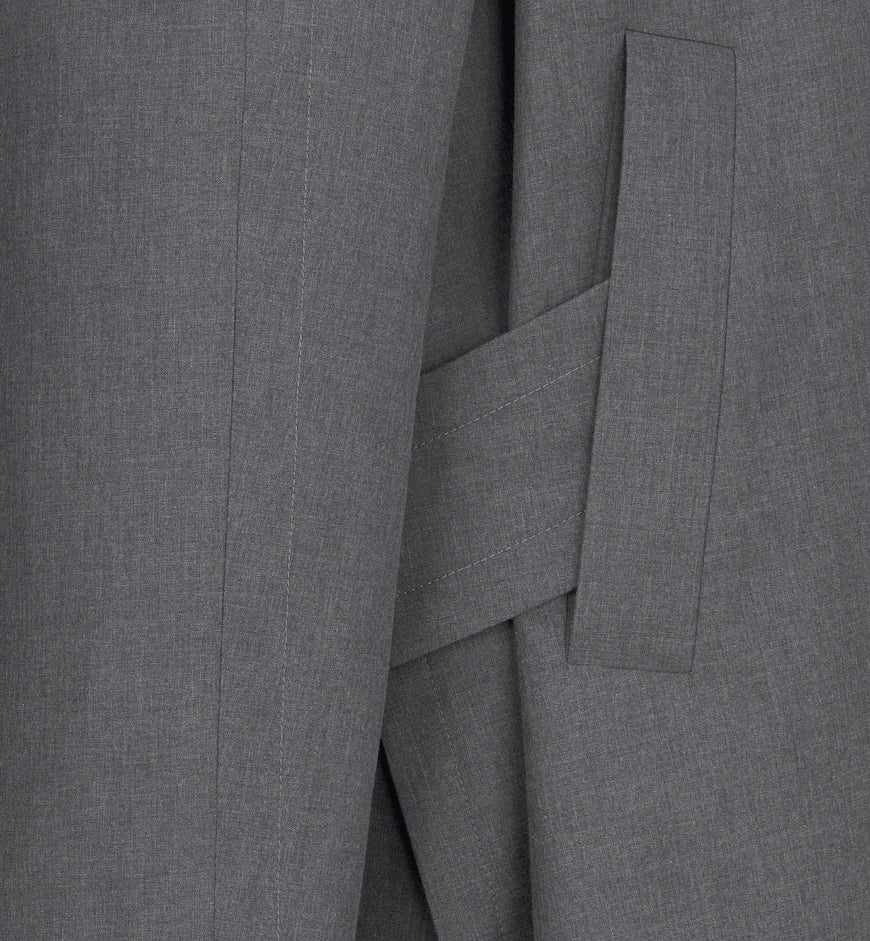 Dior Coat With Martingale On The Back