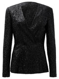 F.it Blazer Jacket With Sequins