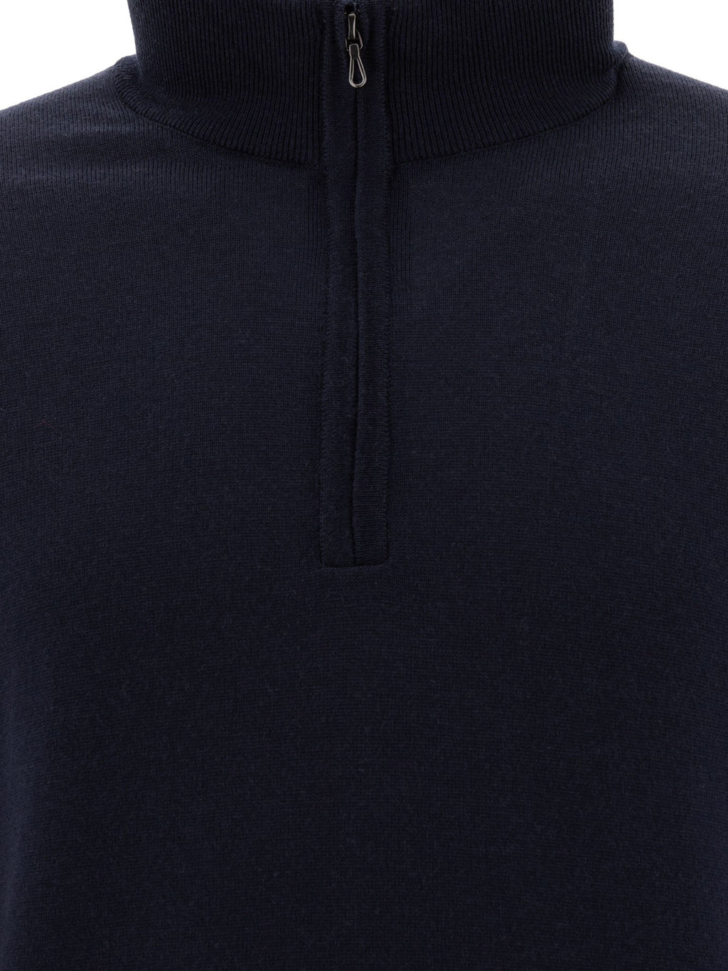 John Smedley Merino Wool "tapton" Half-zip Sweater