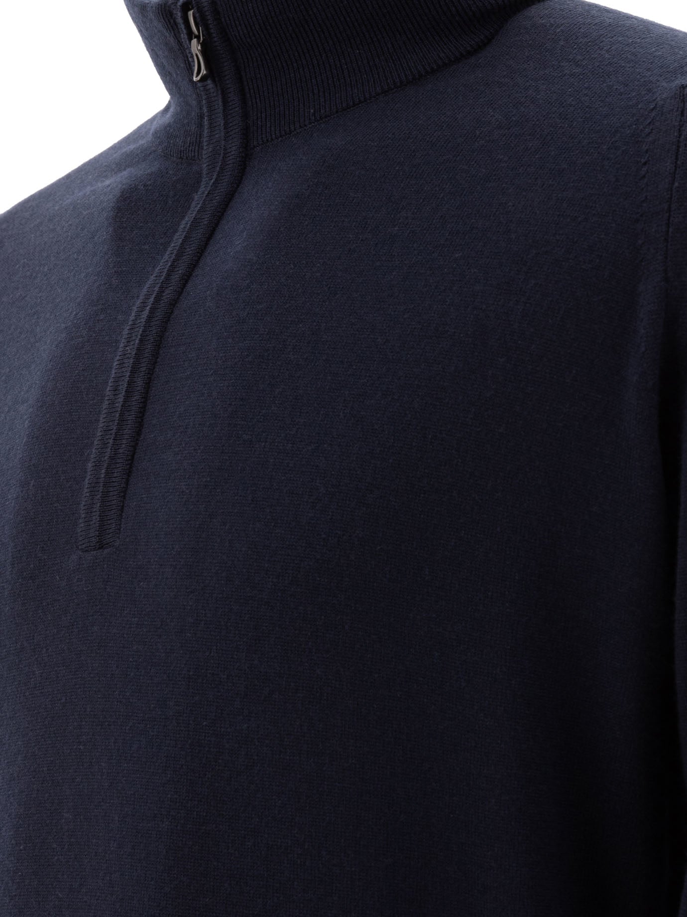 John Smedley Merino Wool "tapton" Half-zip Sweater