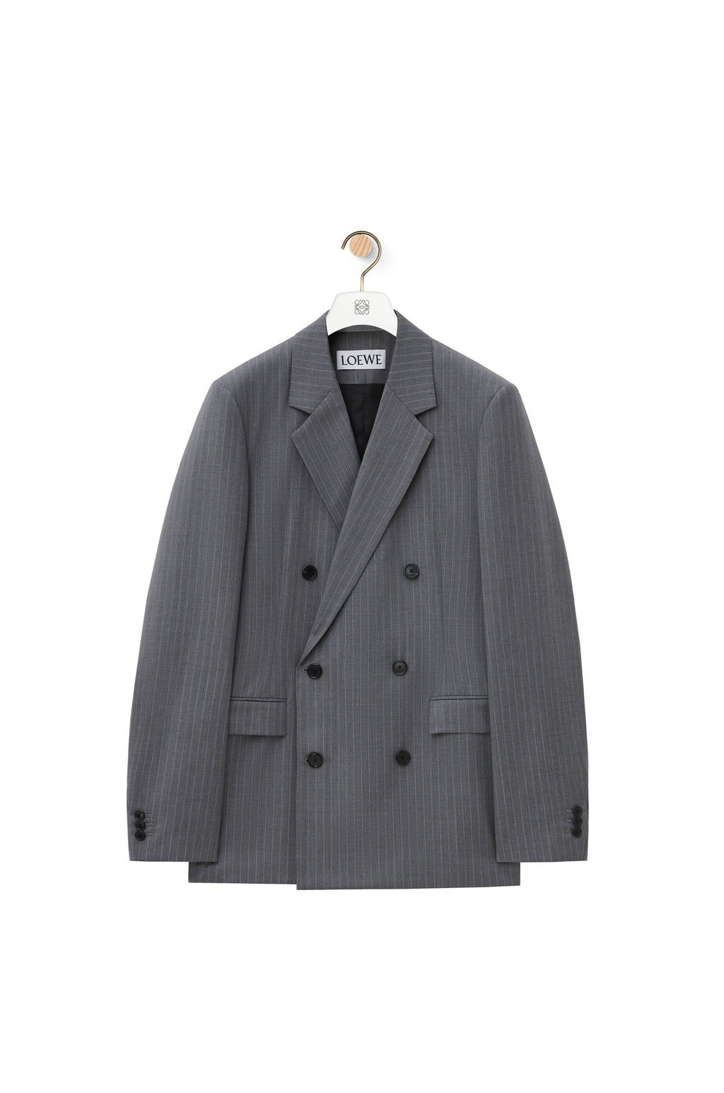Loewe Double-breasted Jacket In Wool