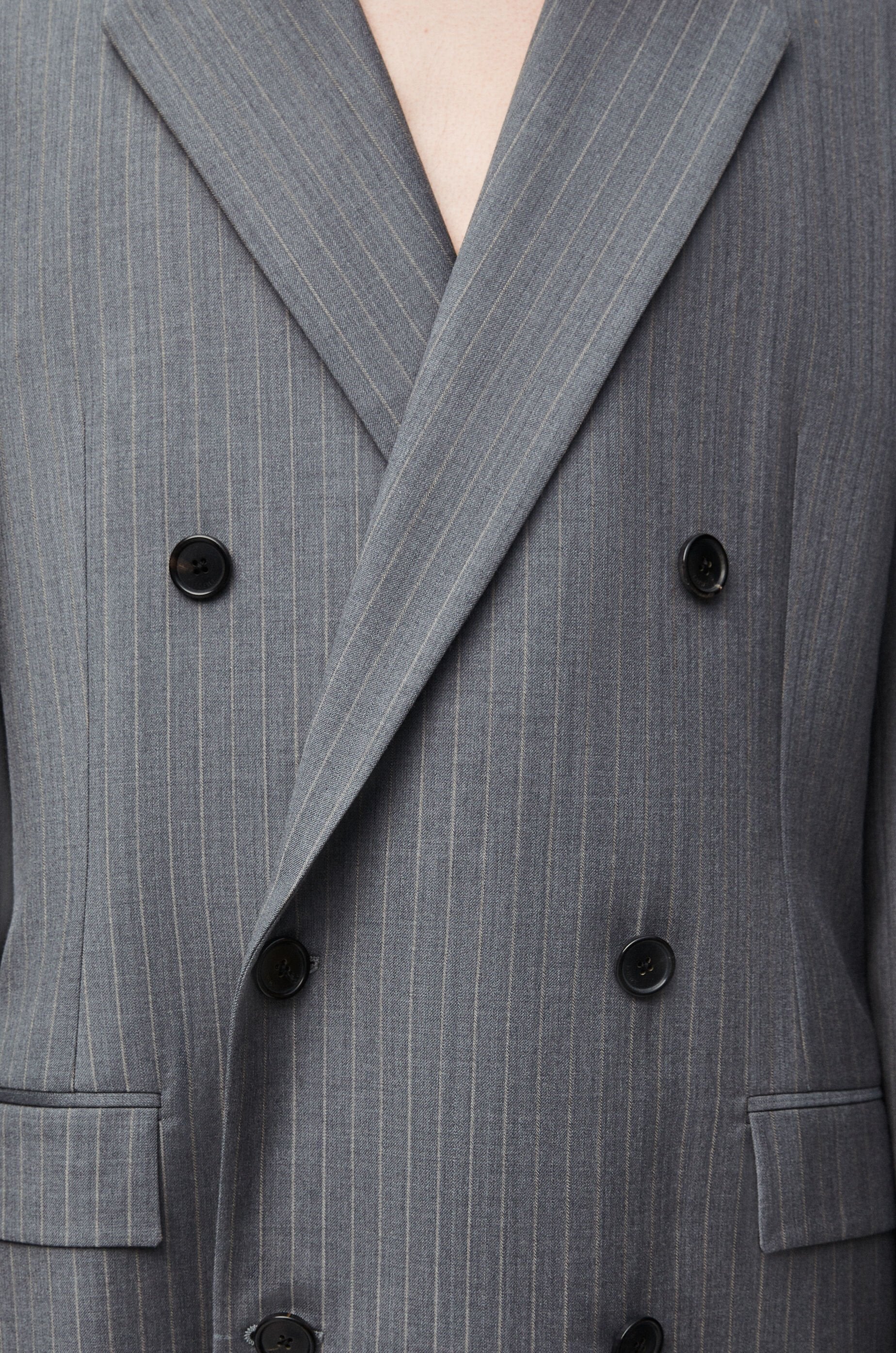 Loewe Double-breasted Jacket In Wool