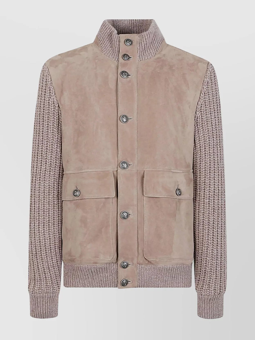 Brunello Cucinelli Jacket With Knitted Details