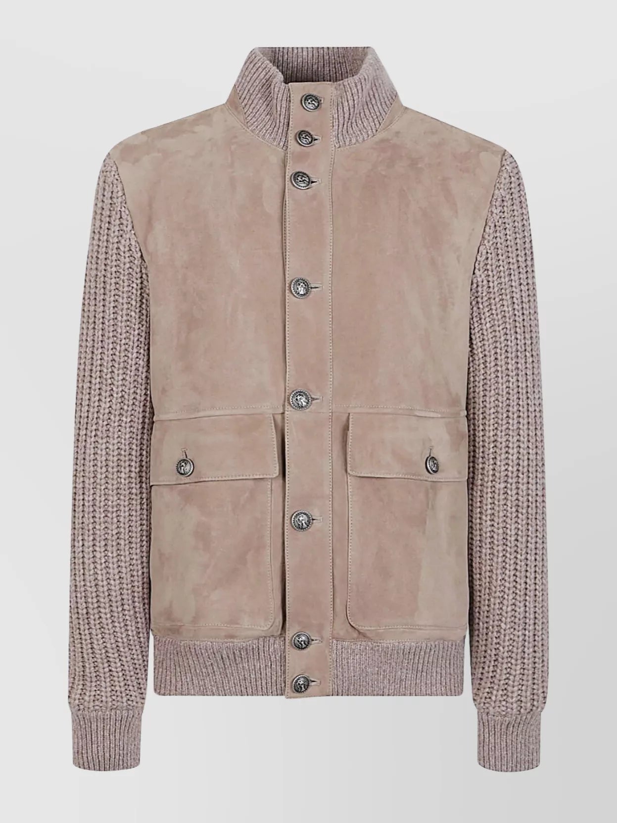Brunello Cucinelli Jacket With Knitted Details