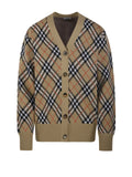 Burberry V-neck Cardigan With Buttons