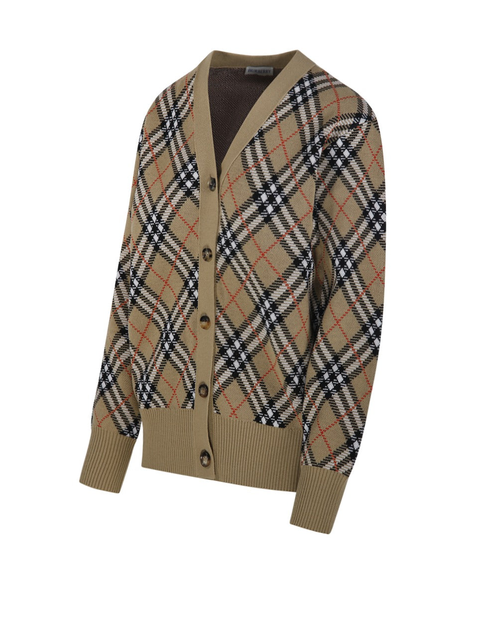 Burberry V-neck Cardigan With Buttons