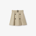 Burberry Flared Skirt In Cotton