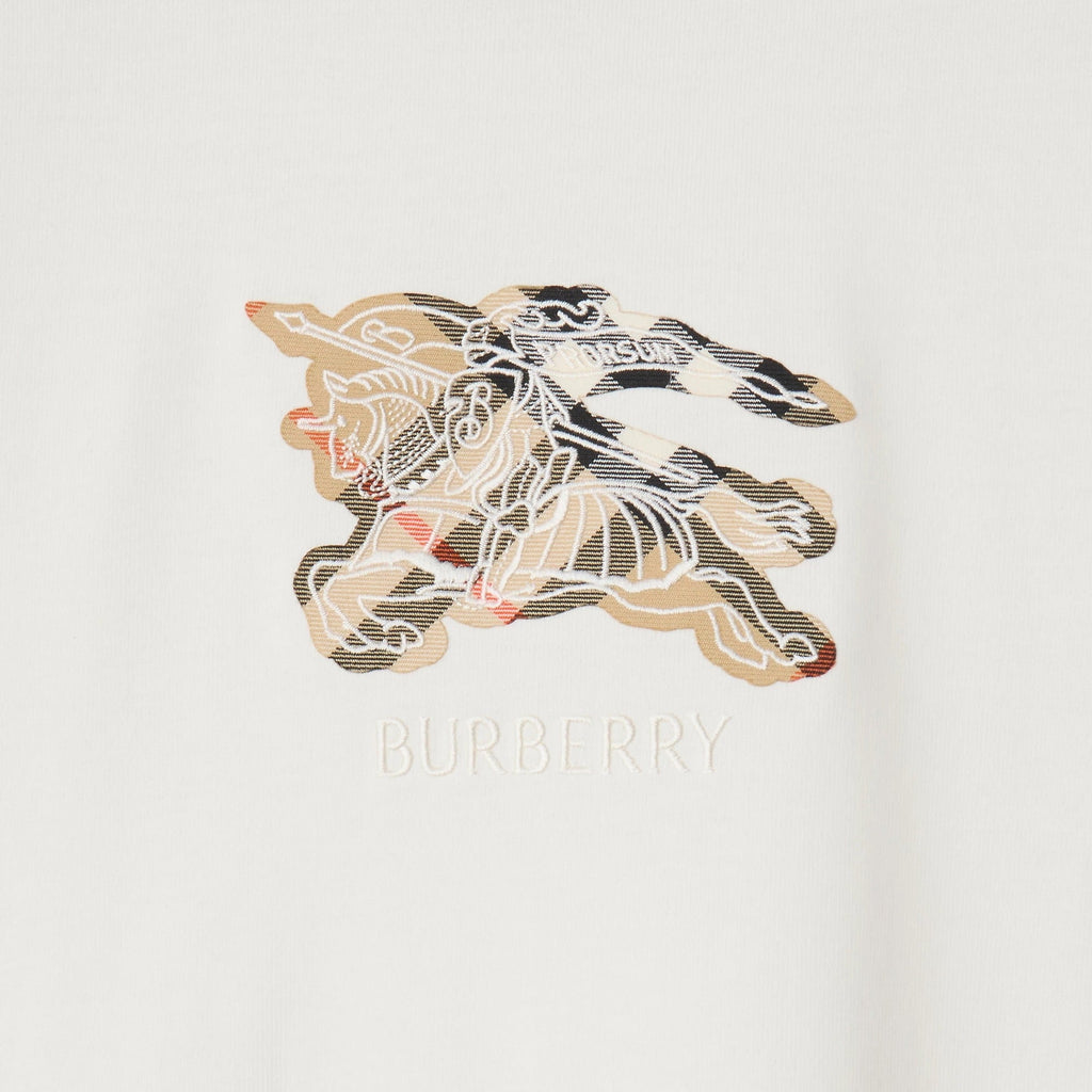 Burberry Equestrian Knight Design Cotton T-shirt