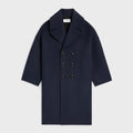 Celine Navy Wool Coat