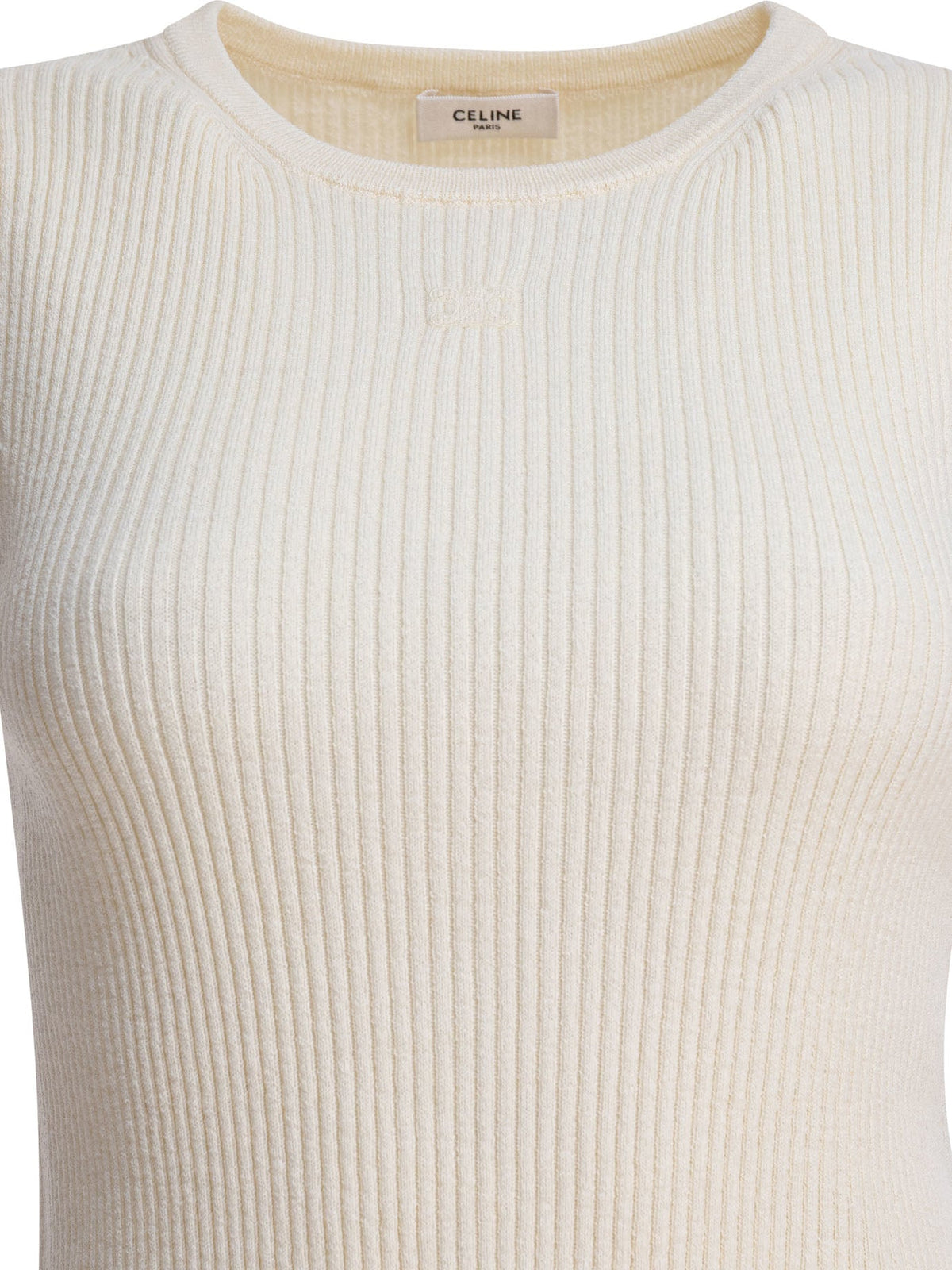 Celine Sleeveless Wool Tank Top