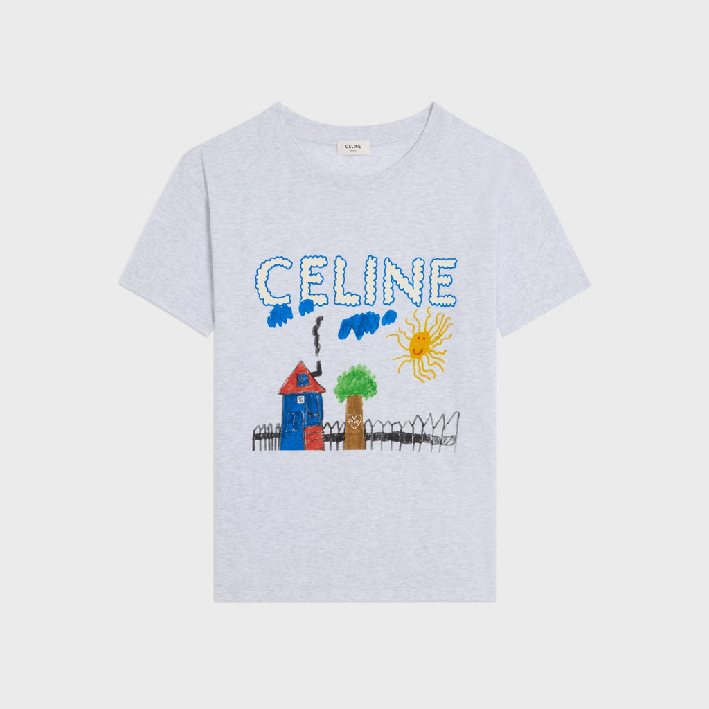 Celine Cotton Jersey T-shirt
