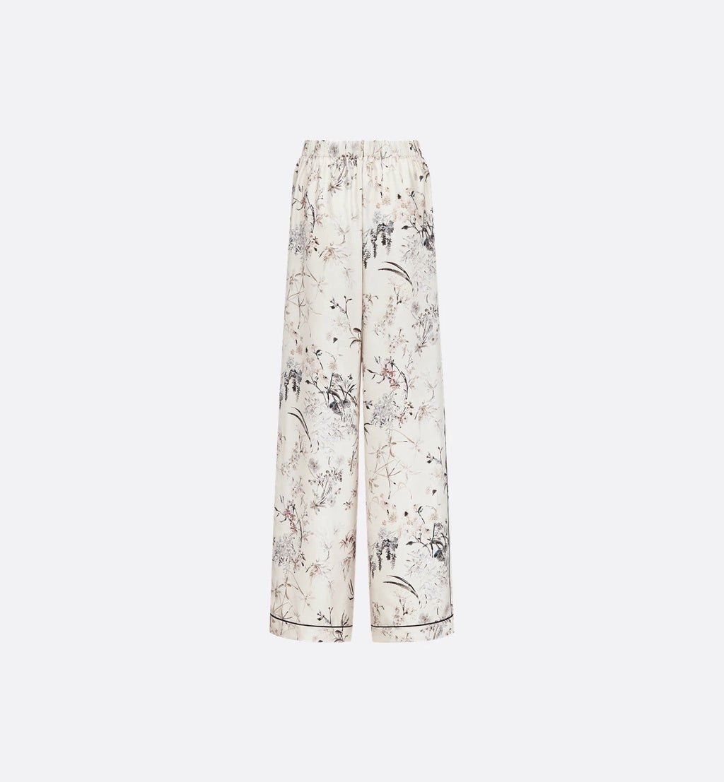 Dior Wide Pants In Silk
