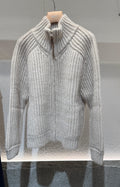 Fedeli "sienite Plume" Jacket In Cashmere And Silk