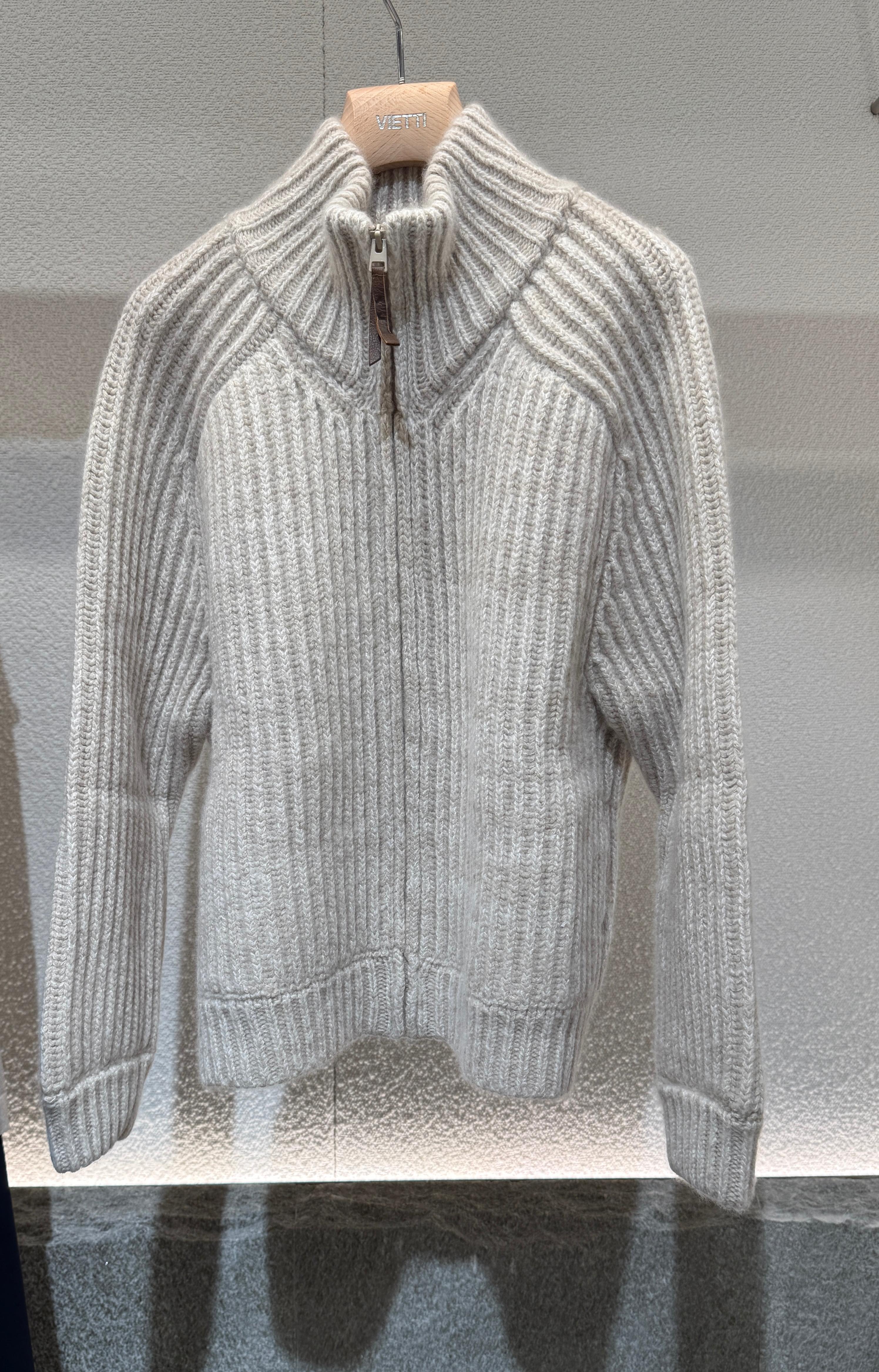 Fedeli "sienite Plume" Jacket In Cashmere And Silk