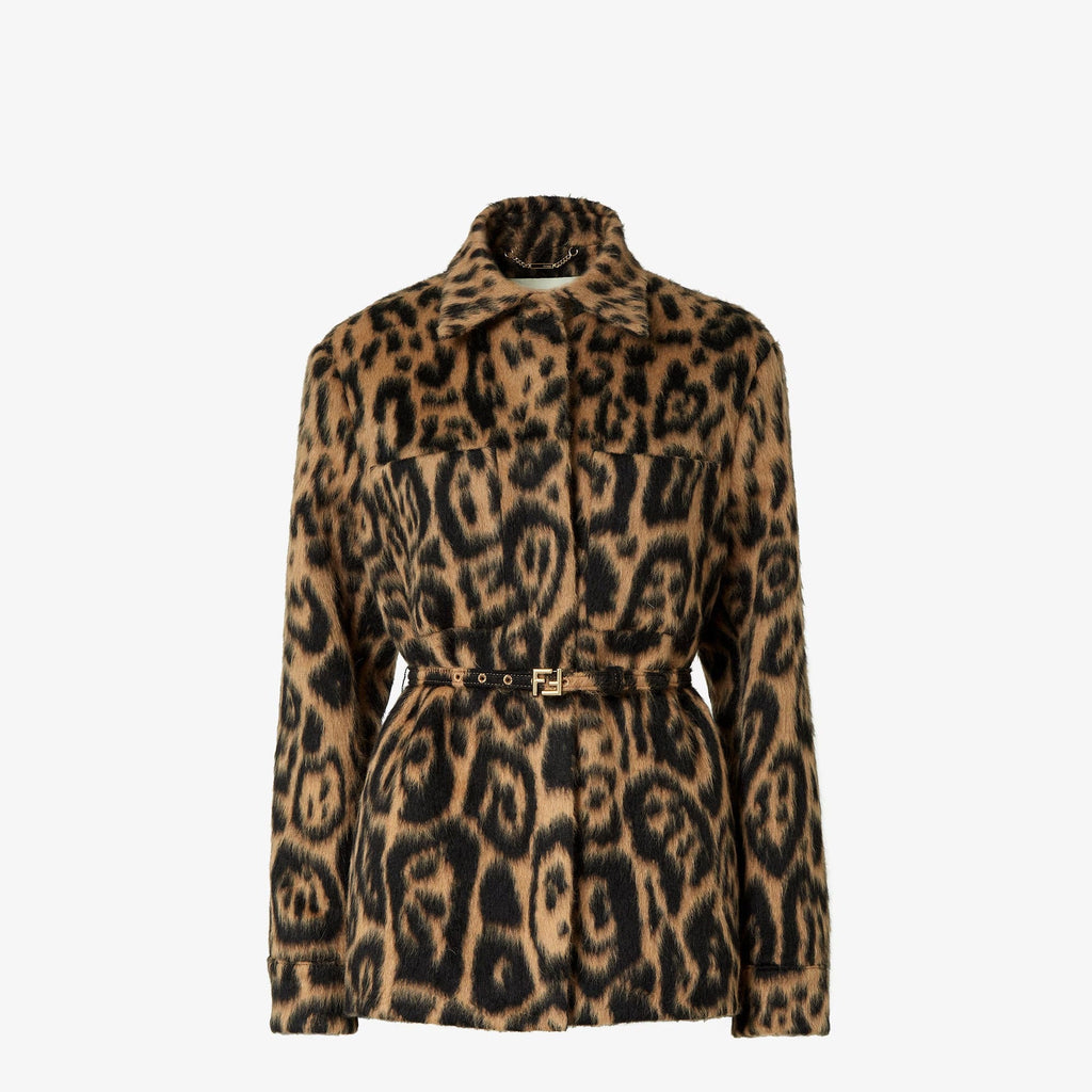 Fendi Wool Belted Jacket