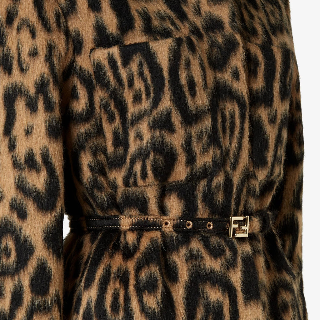 Fendi Wool Belted Jacket