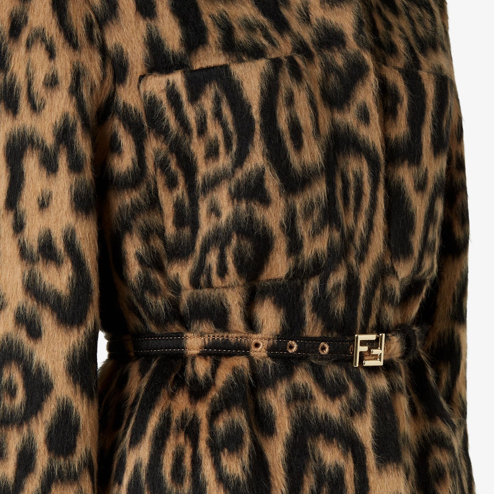 Fendi Wool Belted Jacket