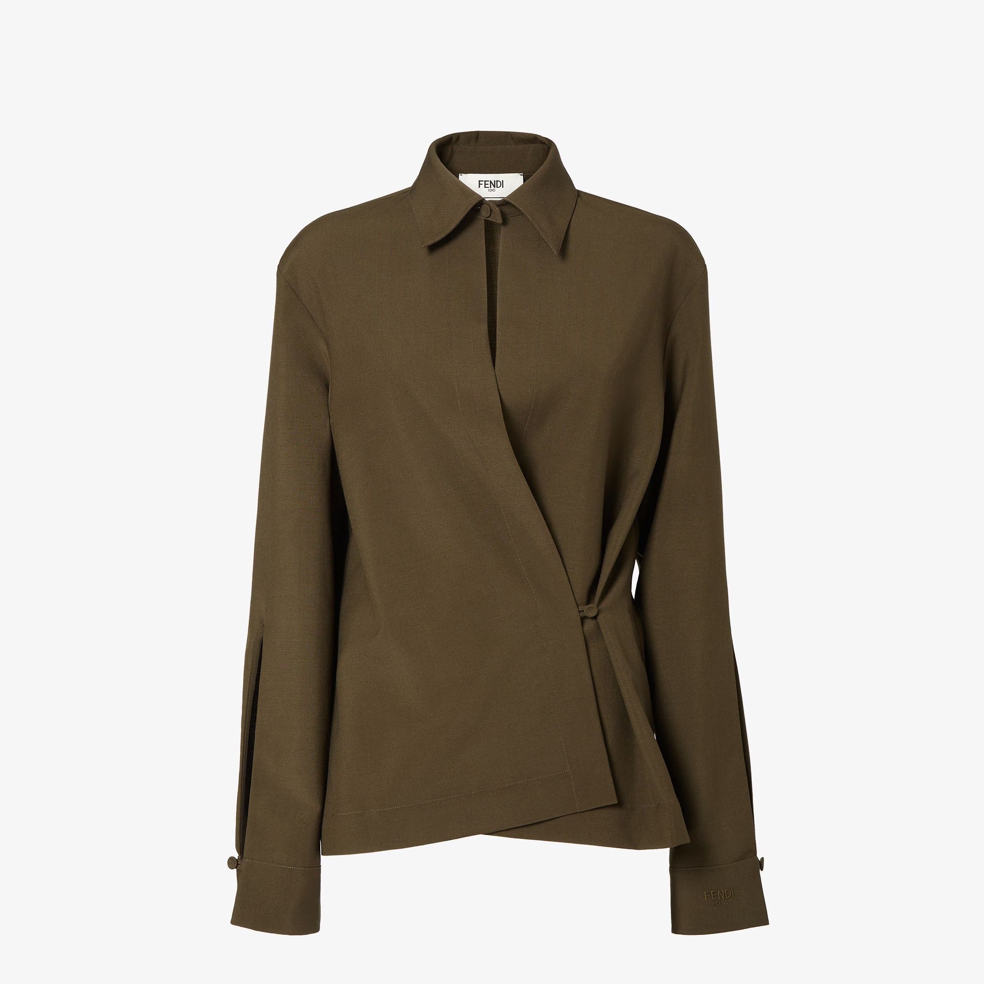 Fendi Shirt In Wool And Mohair